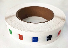 1.6mm-2.0mm极细光纤线束标签贴标，通过欧美环保认证